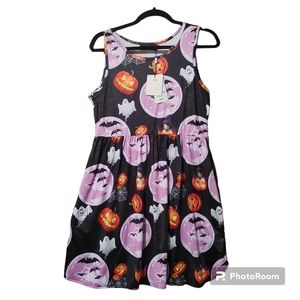 Halloween dress with pockets scoop neck size large
